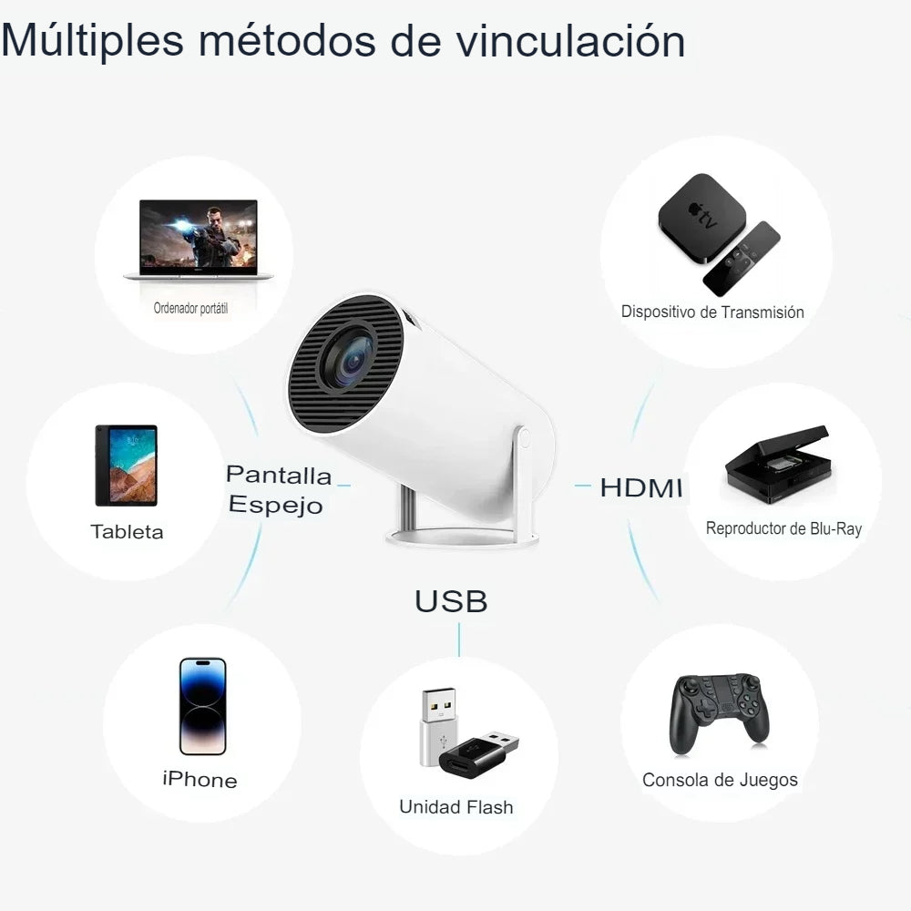 IMPLOT™ - Mini Proyector Portatil HD